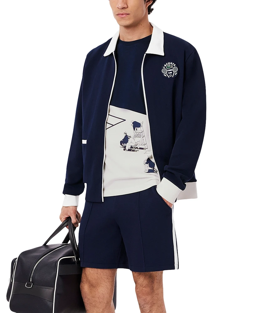 Lacoste Men's Tennis Court Graphic T-Shirt