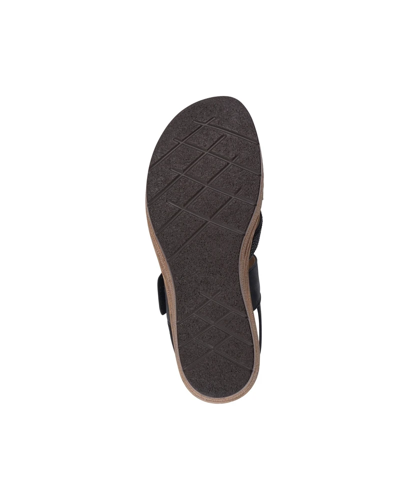 Gc Shoes Women's Lux Embellished Wedge Sandals