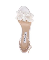 Nina Women's Lisa Mid Heel with Ruffle Sandal