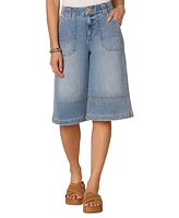 Democracy Women's "Ab"solution High-Rise Denim Bermuda Shorts
