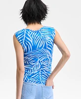 I.n.c. International Concepts Women's Printed Mesh Tank Top, Exclusively at Macy's