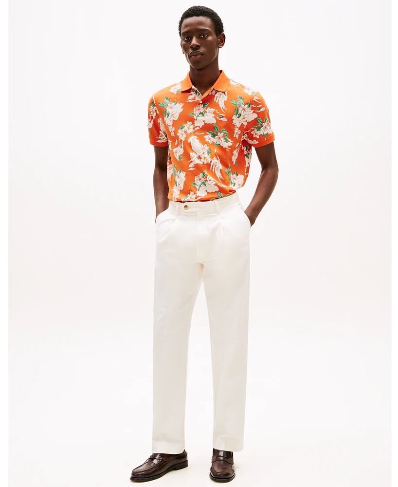 Tommy Hilfiger Men's Tropical Floral-Print Polo Shirt