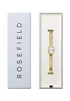 Rosefield Mini Octagon Women's Gold Tone Stainless Bracelet Watch 18.5mm