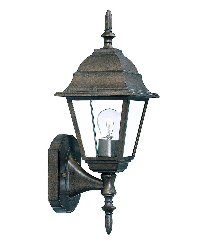 Antique Brown Swing Arm Outdoor Wall Light