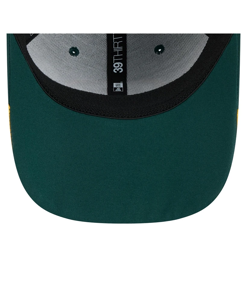 New Era Men's Green Bay Packers Game Day Linear 39THIRTY Flex Hat