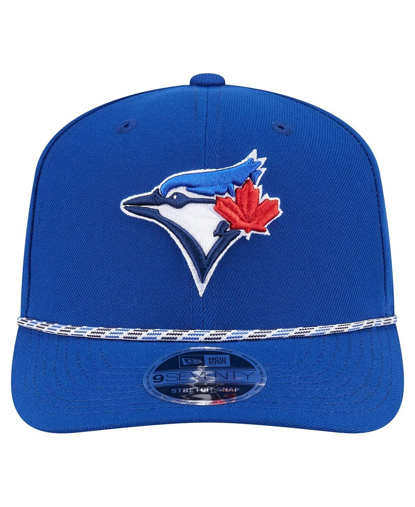 New Era Men's Royal Toronto Blue Jays Multi-Rope 9SEVENTY Stretch-Snap Hat