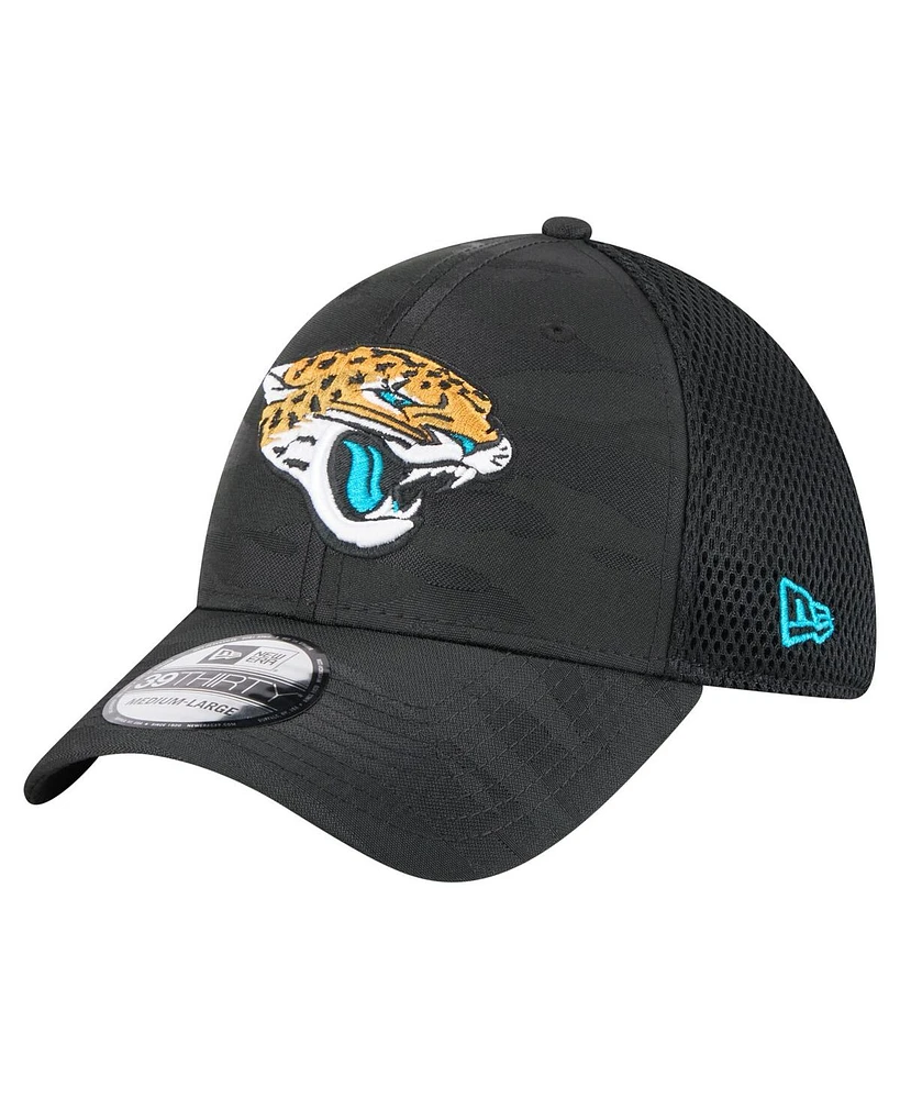 New Era Men's Black Jacksonville Jaguars Active Camo 39THIRTY Flex Hat
