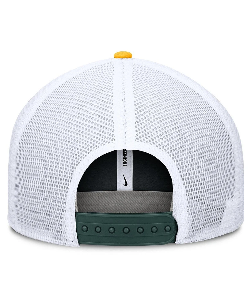 Nike Men's Green/Gold Athletics Pro Trucker Snapback Hat
