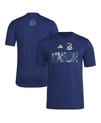 Adidas Men's Navy Philadelphia Union 2025 Jersey Hook Aeroready T-Shirt