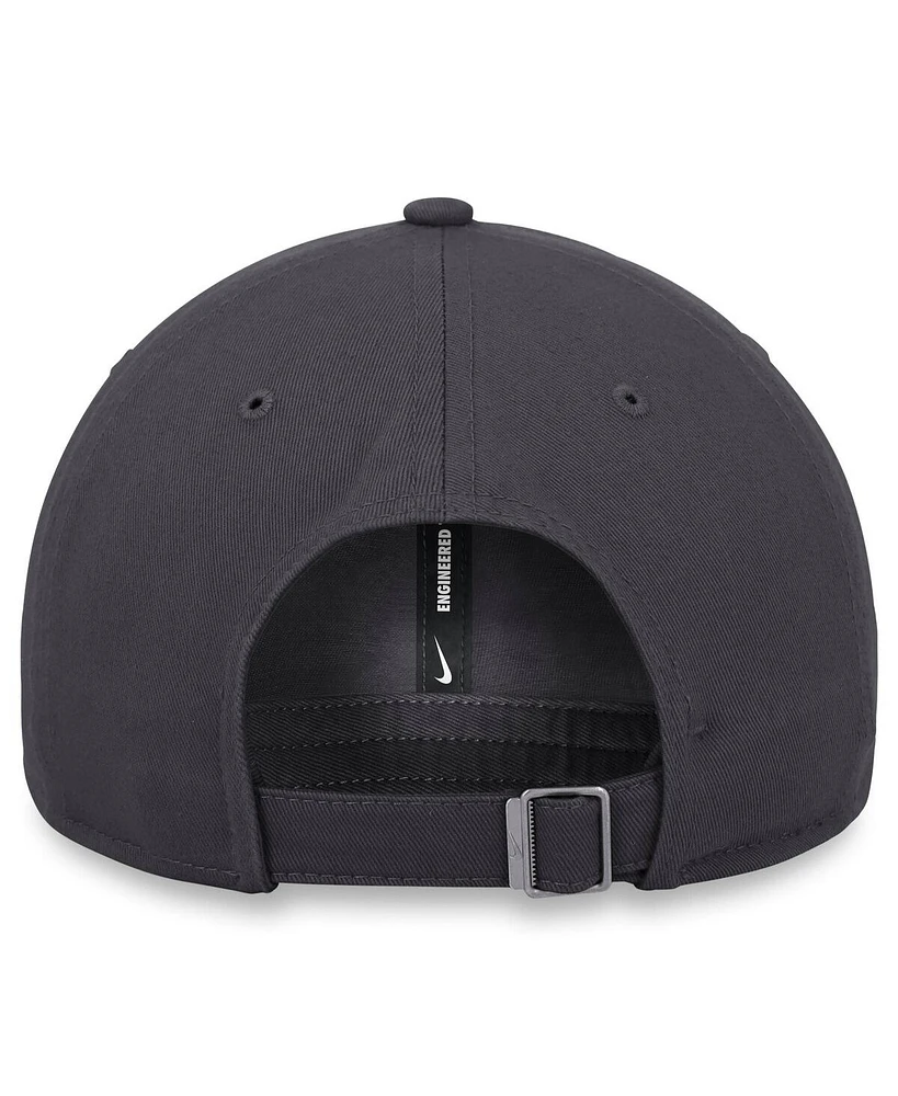 Nike Men's Anthracite Tampa Bay Rays Club Adjustable Hat
