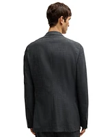 Boss by Hugo Boss Men's Patterned Slim-Fit Suit
