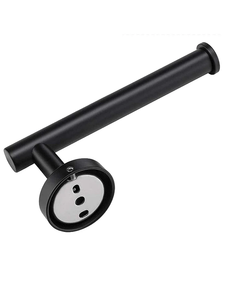 Wall-Mount Towel Ring & Toilet Paper Holder – Stainless Steel Design