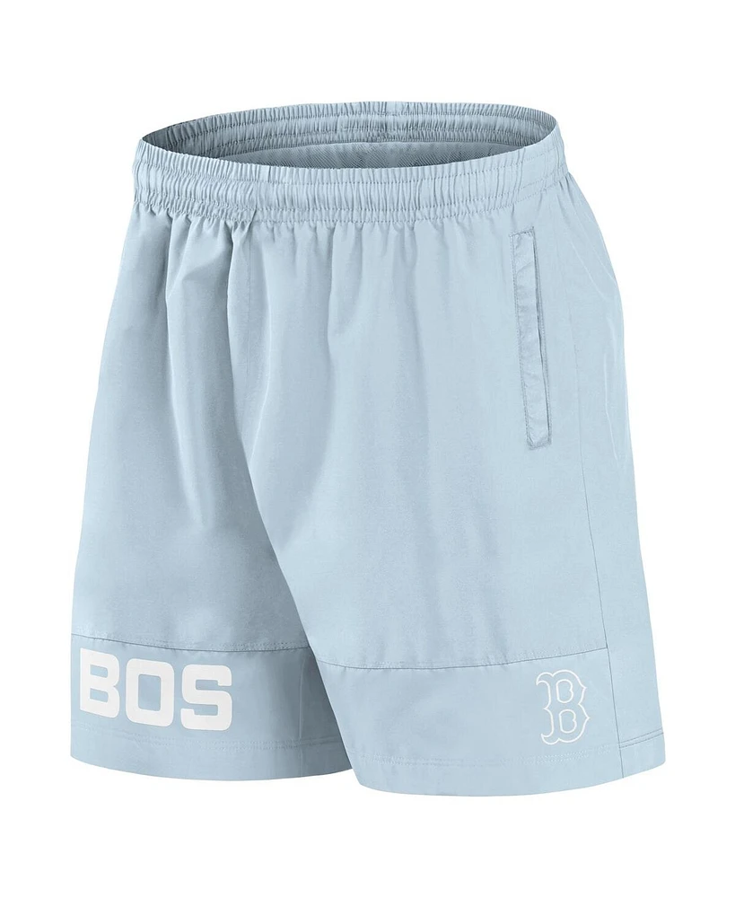 Fanatics Men's Light Blue Boston Red Sox Elements Swim Shorts