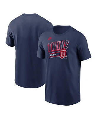 Nike Men's Navy Minnesota Twins Cooperstown Collection Retro T-Shirt