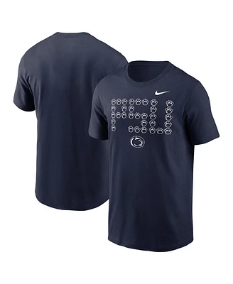 Nike Men's Navy Penn State Nittany Lions Campus Local T-Shirt