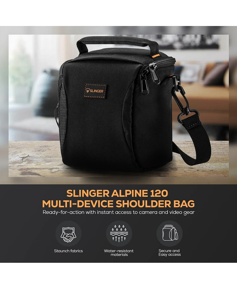 Sony Zv-1F Vlogging Camera, Black Bundle with ACCVC1 Vlogger Accessory Kit, Corel Pc Software Kit, Shoulder Bag, Cleaning Kit