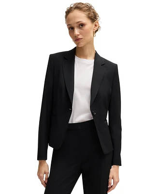 Boss by Hugo Women's Regular-Fit Button-Up Jacket