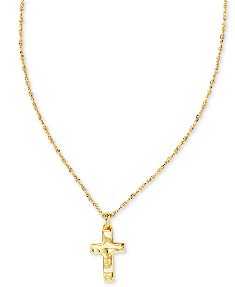 Kendra Scott Amelia Gold-Tone Crystal Cross Necklace Gift Set