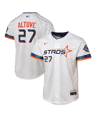Nike Big Boys and Girls Jose Altuve White Houston Astros 2025 City Connect Limited Player Jersey