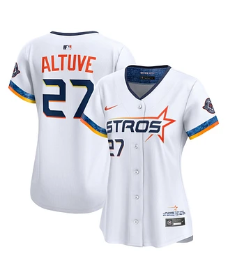Nike Women's Jose Altuve White Houston Astros 2025 City Connect Limited Player Jersey
