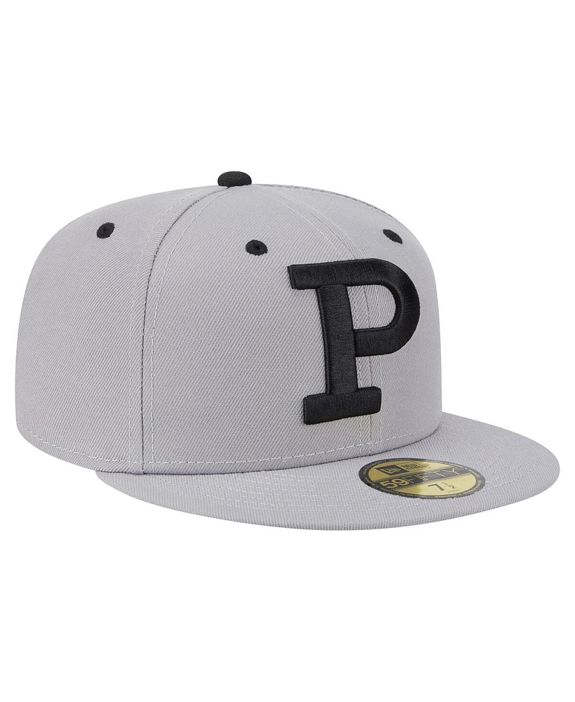 New Era Men's Gray Portland Sea Dogs Authentic Collection 59FIFTY Hat