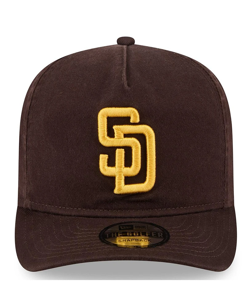 New Era Men's Brown San Diego Padres 2025 Jackie Robinson Day Golfer Adjustable Hat
