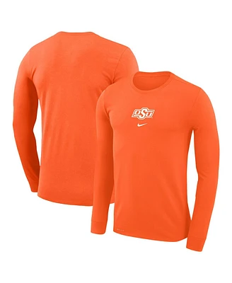 Nike Men's Orange Oklahoma State Cowboys Basketball Shootaround Long Sleeve T-Shirt