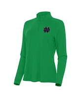 Antigua Women's Notre Dame Fighting Irish Intent Quarter-Zip Top