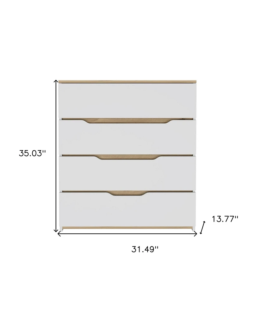 Spacious Four-Drawer Dresser for Clothes and Accessories