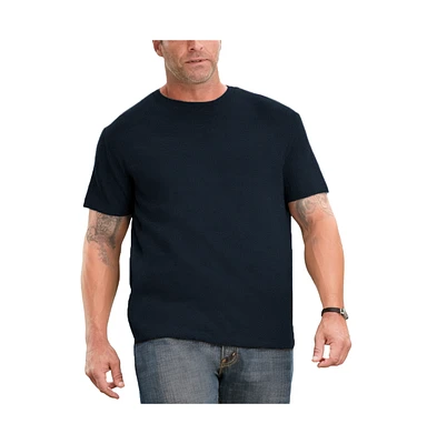 KingSize Men's Lightweight Stretch Mesh Pique Crewneck