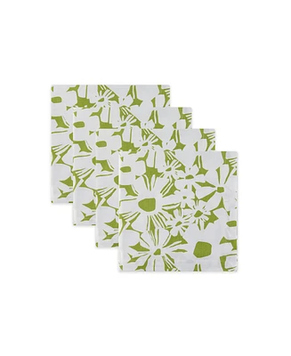 Tableau Blooms Set of 4 Napkins, 8.25" x 8.25"