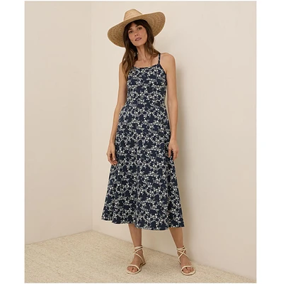 Pact Women's Fit & Flare Midi Dress