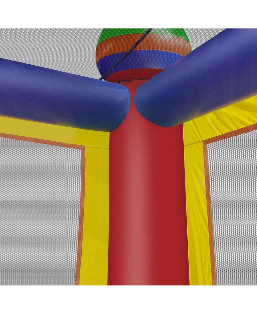 Cloud 9 Commercial Inflatable Bounce House with Water Slide and Misting System