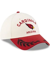 New Era Men's Cream/Cardinal Arizona Cardinals 2025 Nfl Draft 39THIRTY Flex Hat