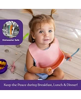 Sperric Baby Spoons - Infant First Stage Silicone Spoon For Self Feeding Set Gum Friendly Bpa Free