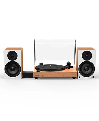 Fluance Reference RT83 High Fidelity Vinyl Turntable with PA10 Phono Preamp and Ai41 Powered 5" Bookshelf Speakers, Ortofon 2M Red Cartridge, 90W