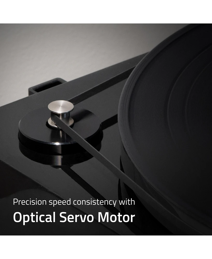 Fluance RT85 Reference High Fidelity Vinyl Turntable Record Player with Ortofon 2M Blue Elliptical Cartridge And Anti-Vibration Wood Isolation Base