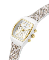 Guess Women's Multi-Function White Silicone Strap Watch, 36mm