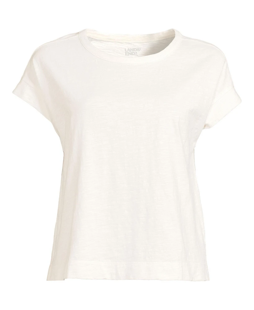 Lands' End Plus Slub T-Shirt