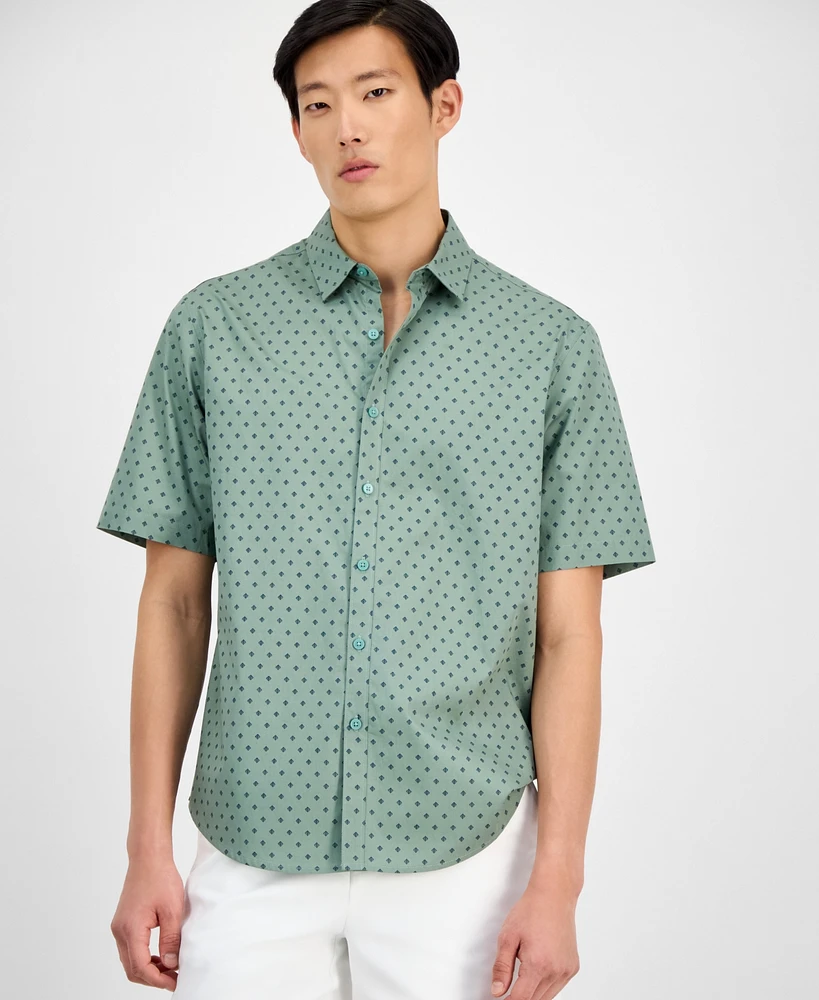 Alfani Men's Geo-Pattern Shirt