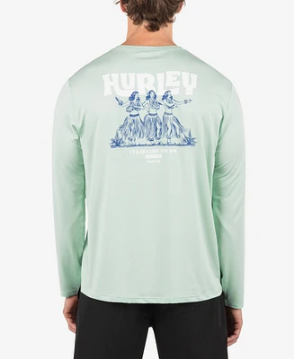 Hurley Men's Hybrid Upf Long Sleeve T-Shirt