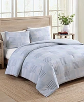 Tommy Hilfiger Hamptons Patchwork Cotton 2-Pc. Duvet Cover Set, Twin