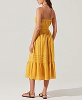 Astr the Label Women's Aubrie Strapless Midi Dress