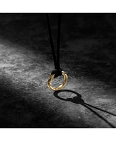 Vincero Men's Gold Kairos Circular Amulet Pendant Necklace, 22"