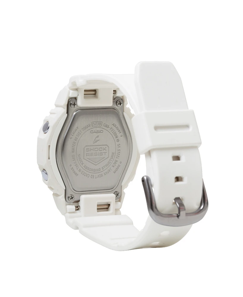 G-Shock Unisex Quartz White Resin Watch, 40.2mm