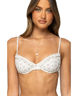 Edikted Women's Amelia Cupped Bikini Top