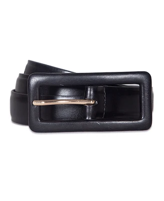 Michael Kors Women's Leather Covered Buckle Belt
