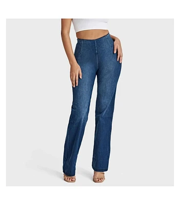 Freddy Women's Skinny Snug High Waisted Flare Jeans