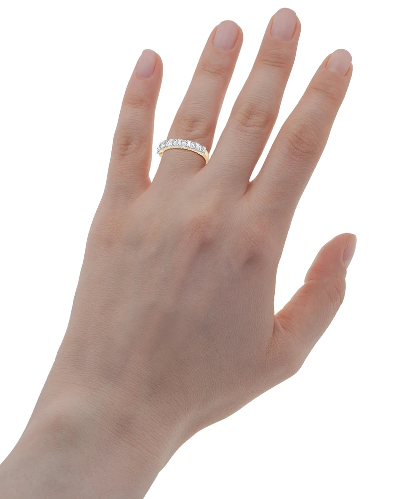 Diamond Band Ring (1/2 ct. t.w.) in 14k Yellow Gold
