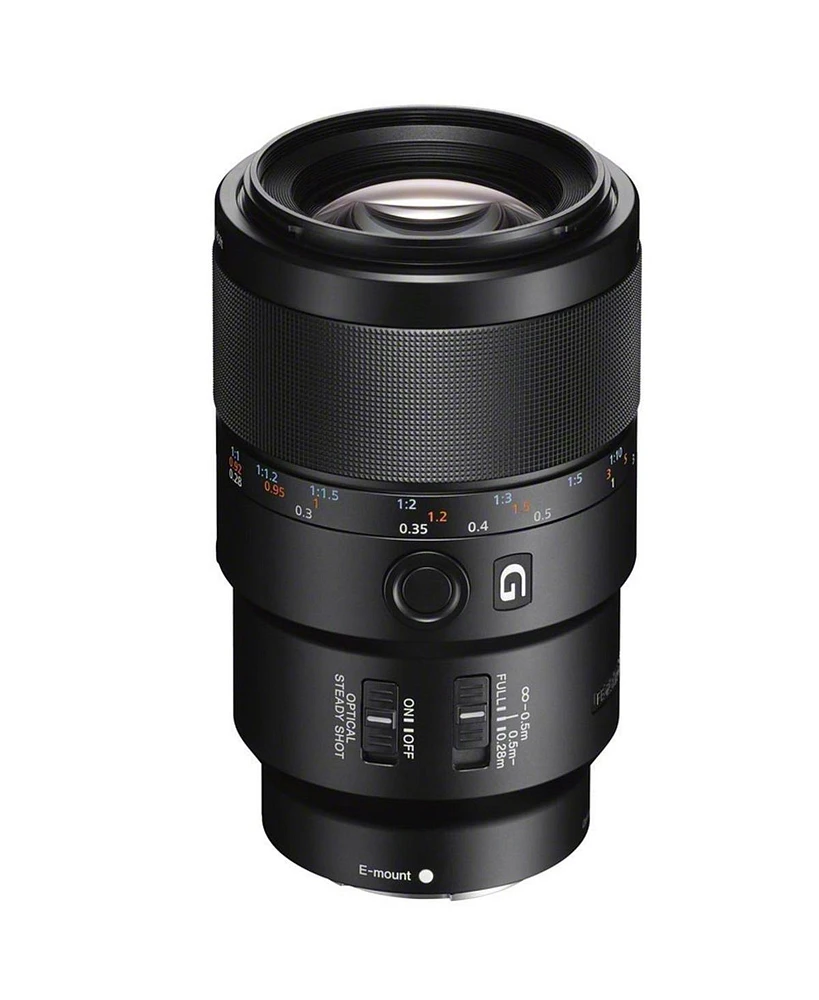 Sony Fe 90mm f/2.8 Macro G Oss Lens, Bundle with 62mm Filter Kit, Lens Case, Cleaning Kit, Lens Cleaner, Lens Cap Tether